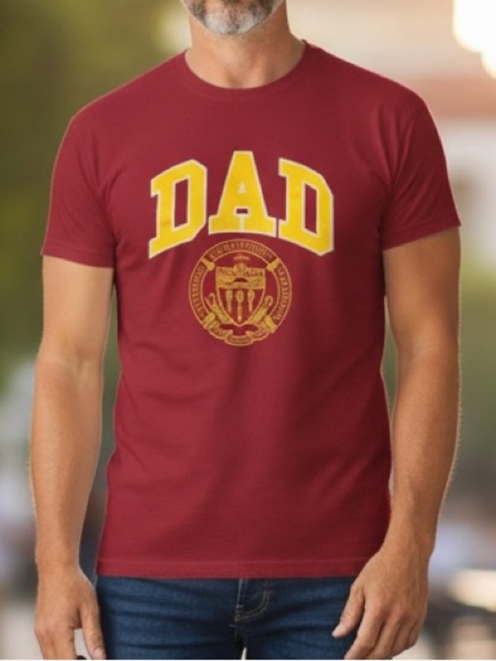 Heritage USC Dad Seal Short Sleeve T-Shirt | Size M
